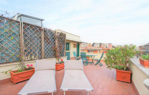 In the Clouds over Trastevere, penthouse studio